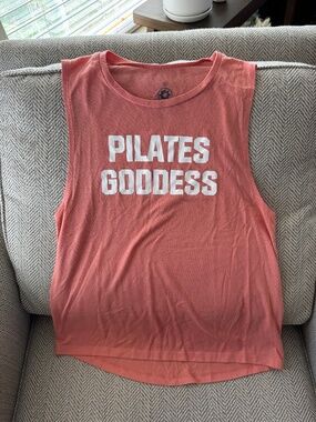 Club Pilates Pilates Goddess Workout Tank Top Melon orange XL